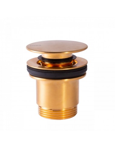 Odpływ umywalkowy Ø 63 mm CLICK‑CLACK w kolorze złotym 24284001OR