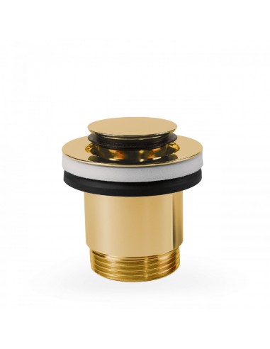 Odpływ umywalkowy Ø 40 mm CLICK‑CLACK w kolorze złotym 24284002OR