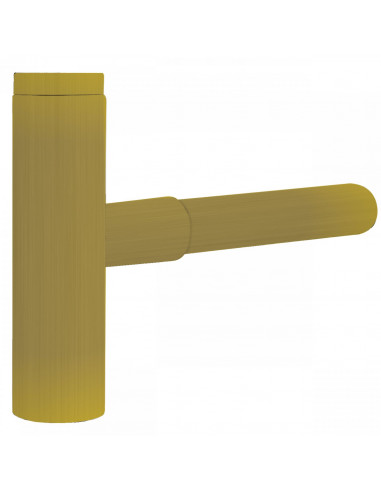 Teleskopowy zewnętrzny syfon umywalkowy W OBUDOWIE w kolorze złotym 16110342OR