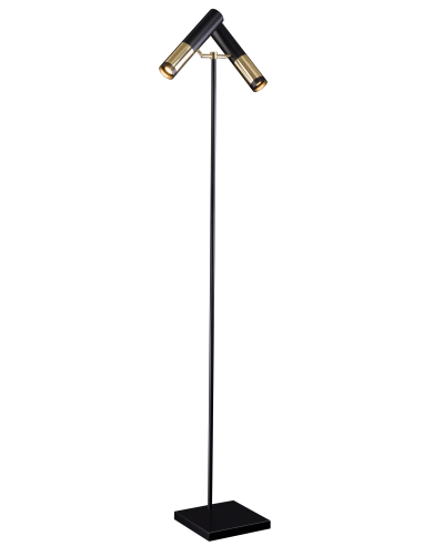 Lampa podłogowa Kavos czarno-złota Amplex 0388