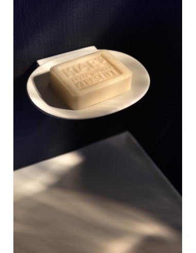 Ceramiczna półka na mydło Laufen The New Classic biała mat. H8738567570001