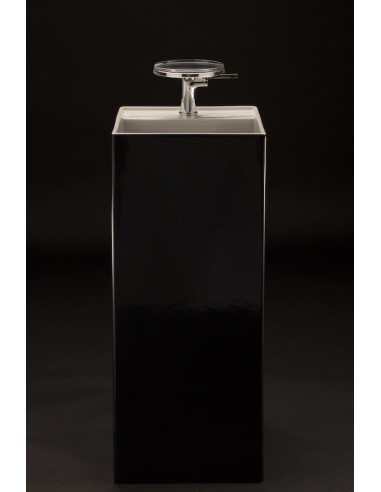 Umywalka wolnostojąca KARTELL BY LAUFEN 375 x 435 mm z otw. czarna połysk H8113310201111