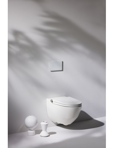 Toaleta myjąca podwieszana Riva Laufen RIMLESS 395 x 600 x 505 mm biała H8206914000001