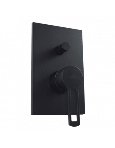 Bateria podtynkowa 2-drożna PAFFONI RINGO czarny mat RIN015NO