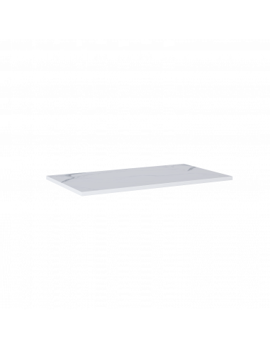 Blat pełny ELITA LOFTY 91.4x2x49.4 cm biały marmur 167474