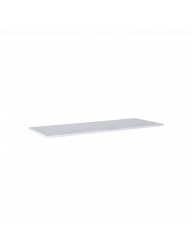 Blat pełny ELITA LOFTY 141.5x2x49.4 cm biały marmur 167437