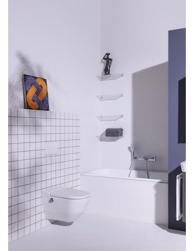 Toaleta myjąca podwieszana rimless LAUFEN NAVIA 580x370 mm biała H8206014000001