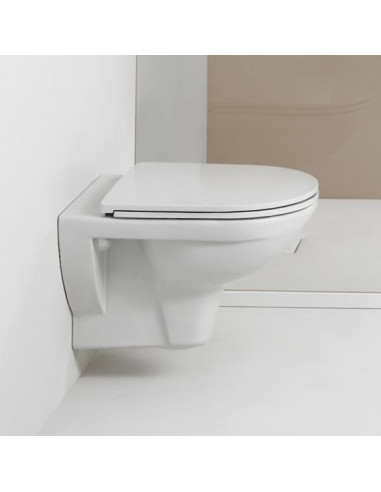 Zestaw miska wc podwieszana z deską slim wolnoopadającą LAUFEN PRO B 530x360 mm biała H8669510000001