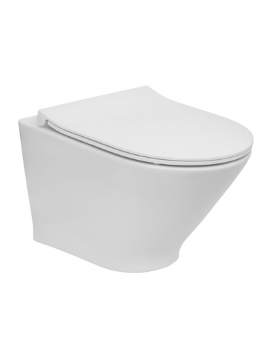 Miska WC podwieszana Rimless ROCA GAP ROUND COMPACTO biała A3460NB000