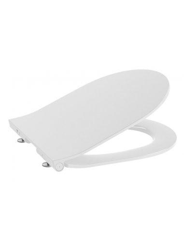 Deska WC wolnoopadająca slim ROCA GAP ROUND COMPACTO biała A801D22003