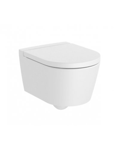 Miska WC podwieszana Rimless 48 cm ROCA INSPIRA ROUND biały mat A346528620