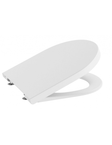 Deska WC wolnoopadająca ROCA INSPIRA ROUND COMPACTO biały mat A80152C62B
