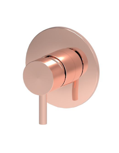 Bateria podtynkowa 1-drożna PAFFONI LIGHT różowe złoto LIG010ROSE