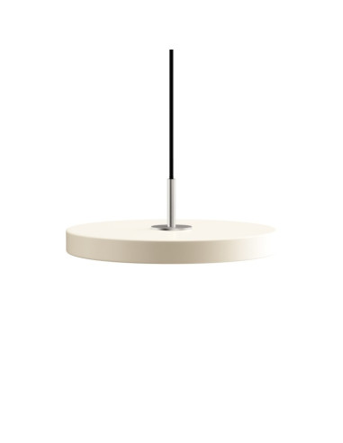 Lampa LED ze stalowym elementem UMAGE ASTERIA mini perłowa biel 2206 + 4174