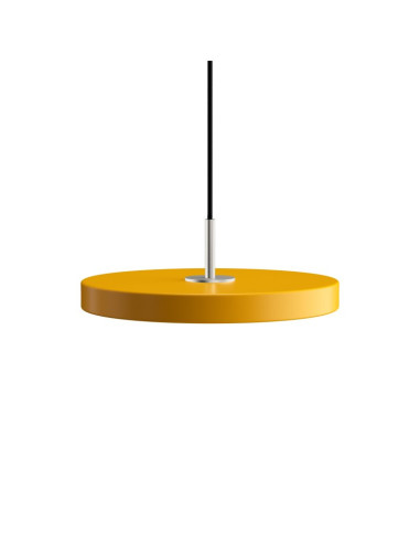 Lampa LED ze stalowym elementem UMAGE ASTERIA mini szafranowy żółty 2211 + 4174