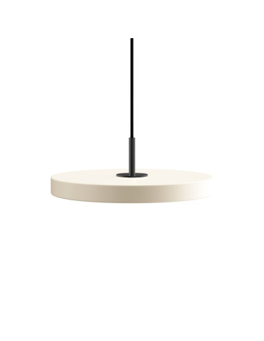 Lampa LED z czarnym elementem UMAGE ASTERIA mini perłowa biel 2206 + 4175