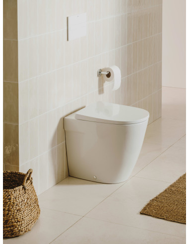 Miska WC stojąca przyścienna Rimless ROCA ONA biała A347687000