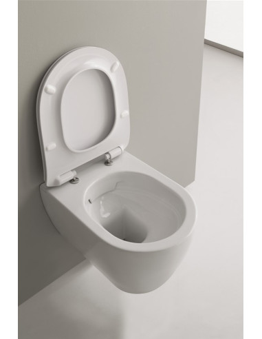 Miska WC podwieszana 50,5x36 cm SCARABEO MOON perłowa 5520/CL41