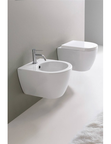 Miska WC podwieszana 45x35 cm SCARABEO MOON biała 5524/CL