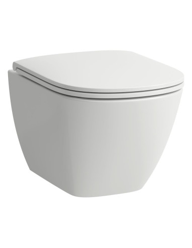 Miska WC podwieszana Laufen Pro Lua krótka, Rimless ADVANCED 490 x 360 x 345 mm biały H8200830000001