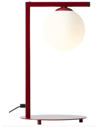 Lampa biurkowa 1-pł. ALDEX ZAC bordowa 1038B15_1
