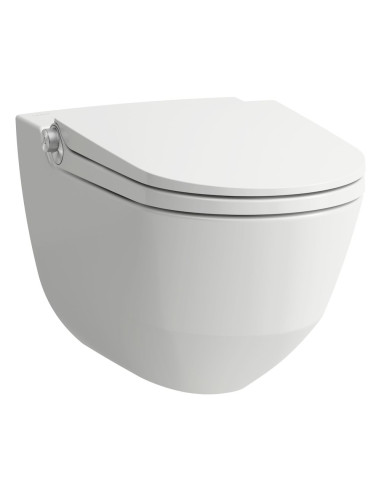 Toaleta myjąca podwieszana Riva Laufen RIMLESS 395 x 600 x 505 mm biały mat H8206917570001