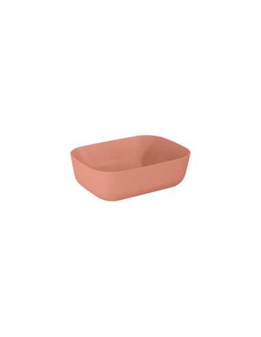 Umywalka nablatowa 46x33 cm ELITA RENI terra pink matt 146081
