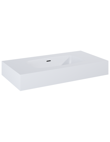 Umywalka ścienna 80,6x12x46 cm ELITA DIMPLE 80 biały mat 168852