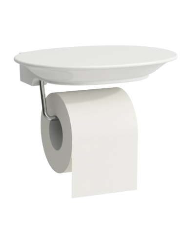 Ceramiczny uchwyt na papier toaletowy LAUFEN THE NEW CLASSIC biały mat H8738537570001