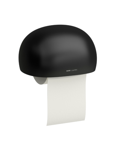 Ceramiczny pojemnik na papier toaletowy Laufen IL Bagno Alessi czarny mat H8709707160001