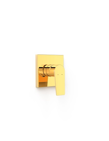 Maskownica do wpuszczanego korpusu 1-drożnego Rapid-box TRES PROJECT złota 21127810OR