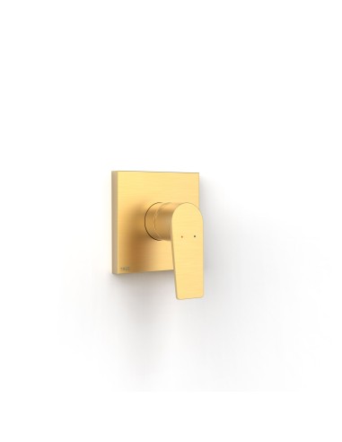 Maskownica do wpuszczanego korpusu 1-drożnego Rapid-box TRES PROJECT złoto matowe 21127810OM