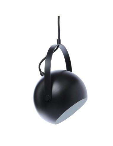 FRANDSEN lampa wisząca BALL W/HANDLE czarny mat