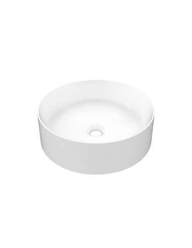 Umywalka nablatowa 40,4 cm GESSI RILIEVO bez otw. biała 43460516