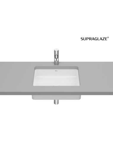 Umywalka podblatowa 43x32 cm ROCA INSPIRA SQUARE bez otw. supraglaze A327536S00