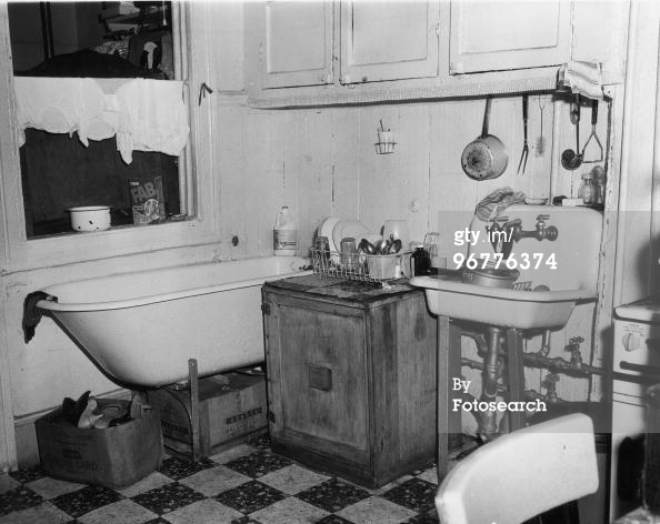 Wanna stojąca w kuchni 1915 r.